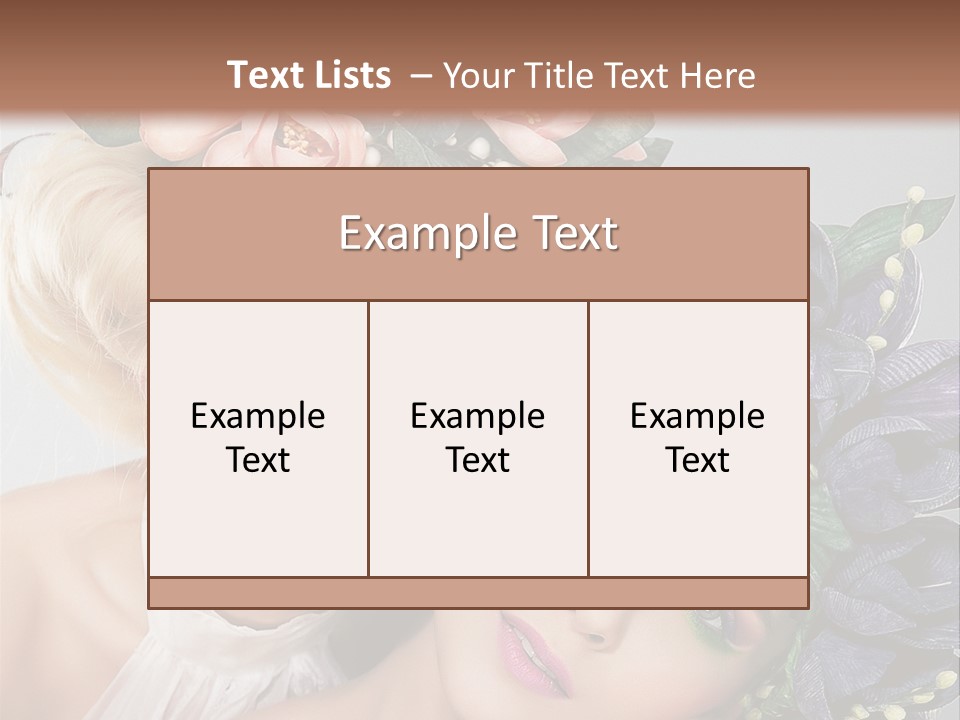Sexiness Fantasy Holiday PowerPoint Template
