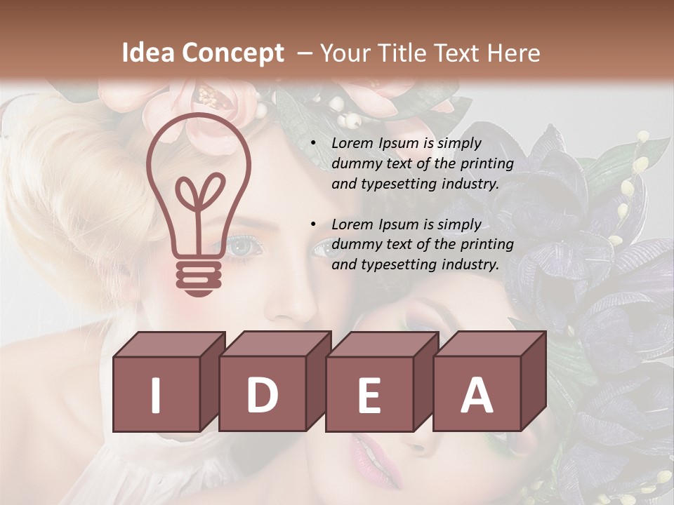 Sexiness Fantasy Holiday PowerPoint Template