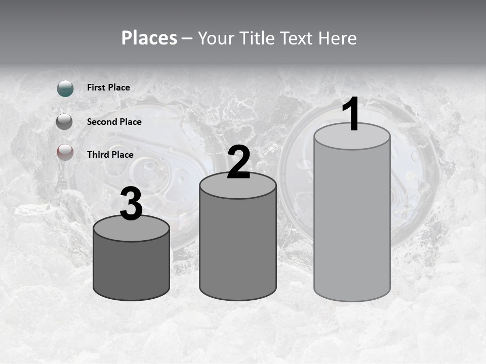 Refresh Cold Fresness PowerPoint Template
