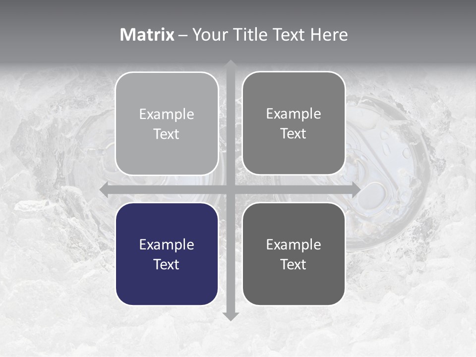 Refresh Cold Fresness PowerPoint Template