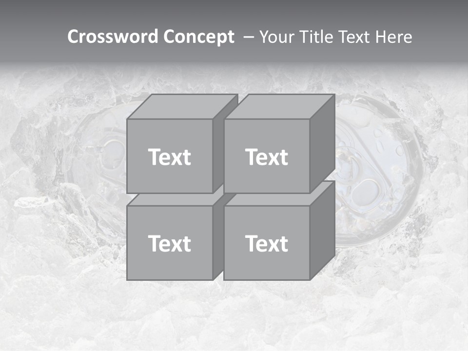 Refresh Cold Fresness PowerPoint Template