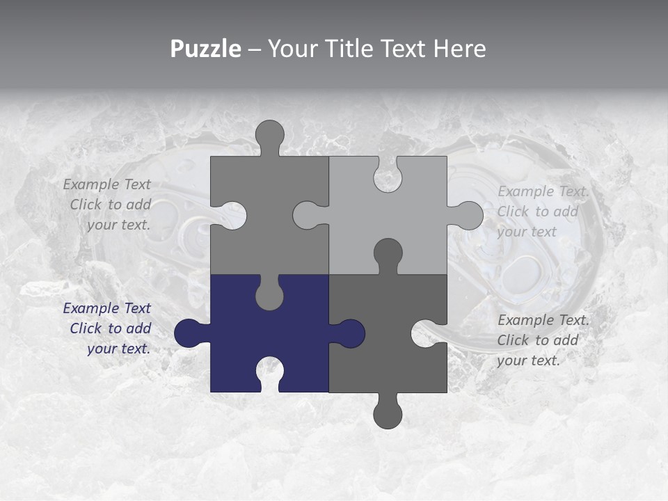 Refresh Cold Fresness PowerPoint Template