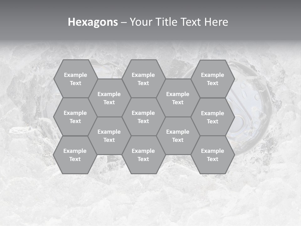 Refresh Cold Fresness PowerPoint Template