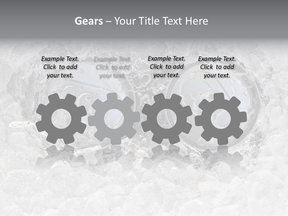 Refresh Cold Fresness PowerPoint Template