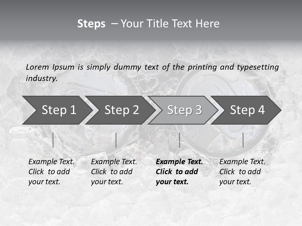 Refresh Cold Fresness PowerPoint Template