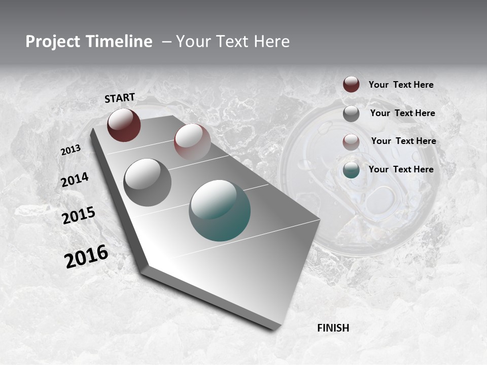 Refresh Cold Fresness PowerPoint Template