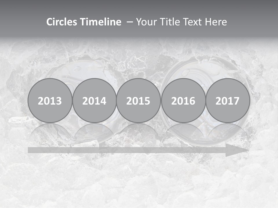 Refresh Cold Fresness PowerPoint Template
