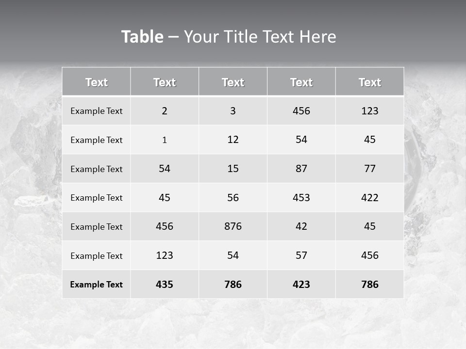 Refresh Cold Fresness PowerPoint Template