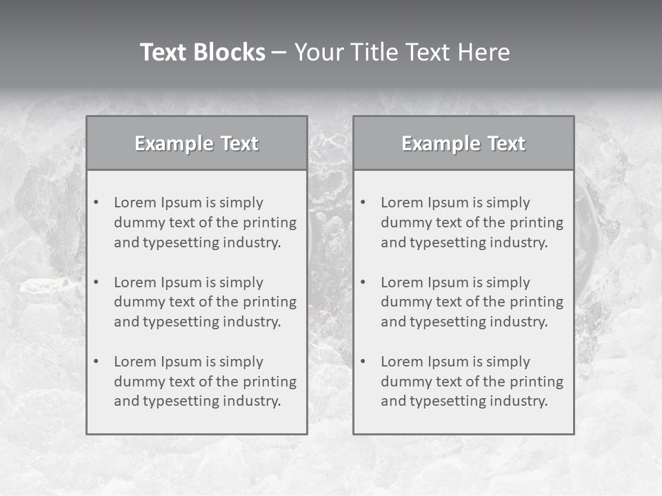 Refresh Cold Fresness PowerPoint Template