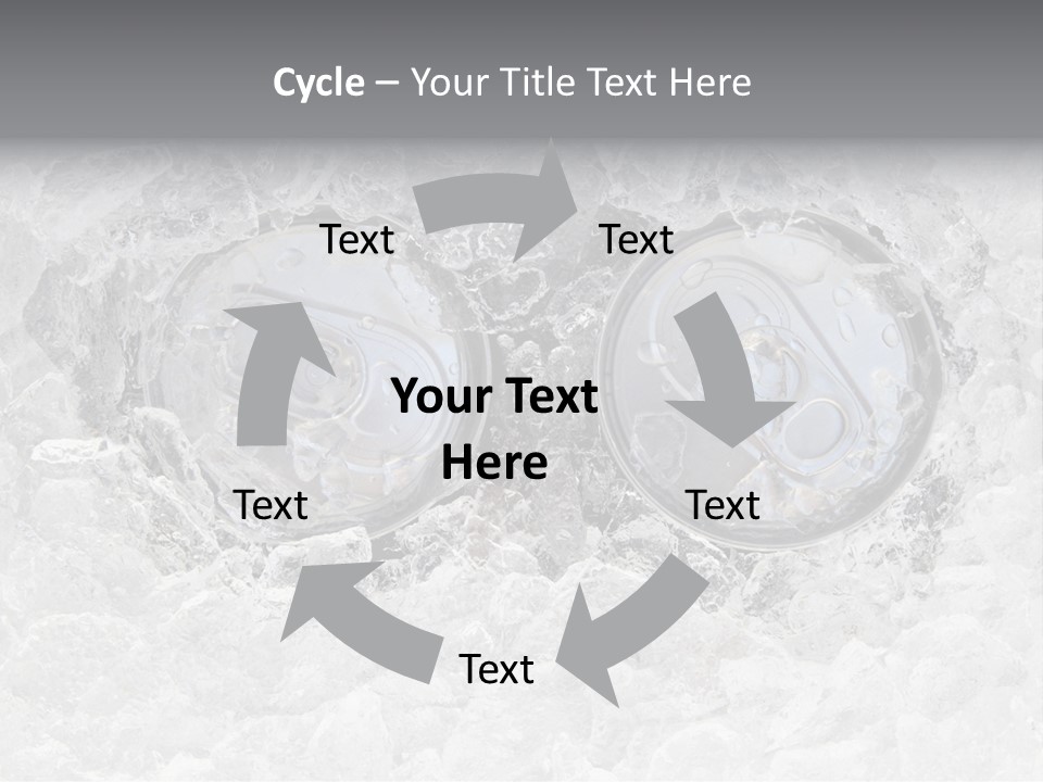 Refresh Cold Fresness PowerPoint Template