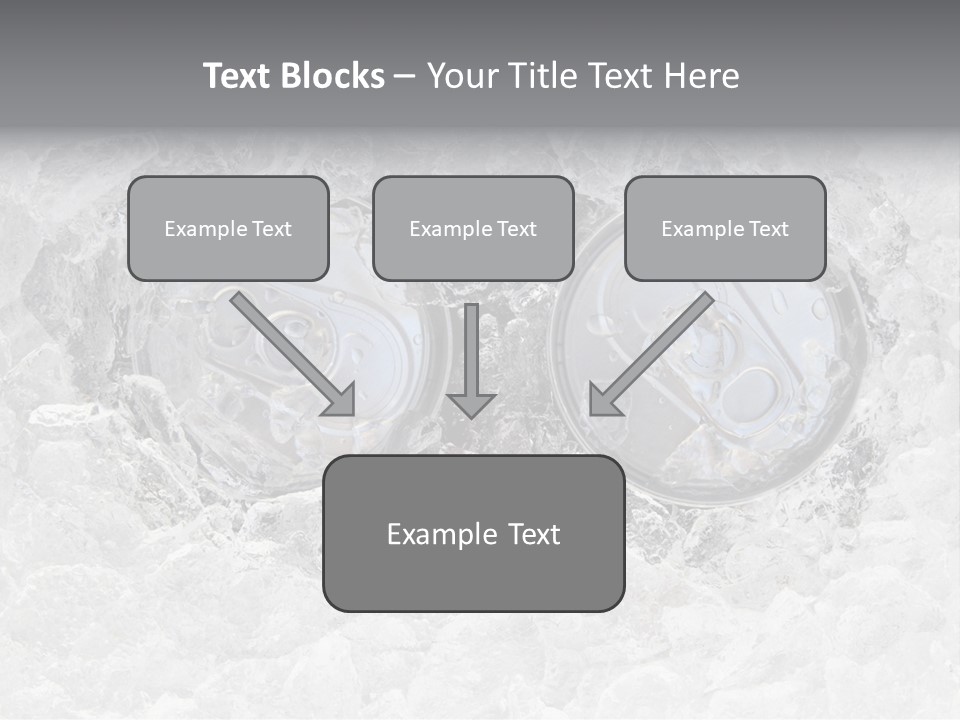 Refresh Cold Fresness PowerPoint Template