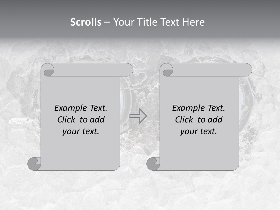 Refresh Cold Fresness PowerPoint Template