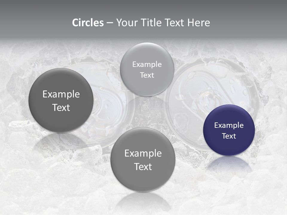 Refresh Cold Fresness PowerPoint Template