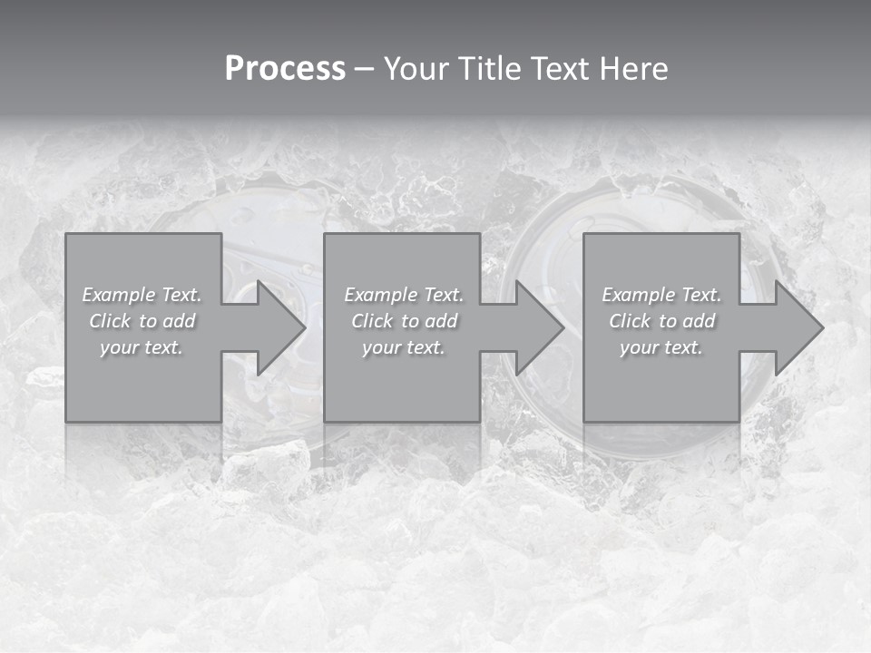 Refresh Cold Fresness PowerPoint Template