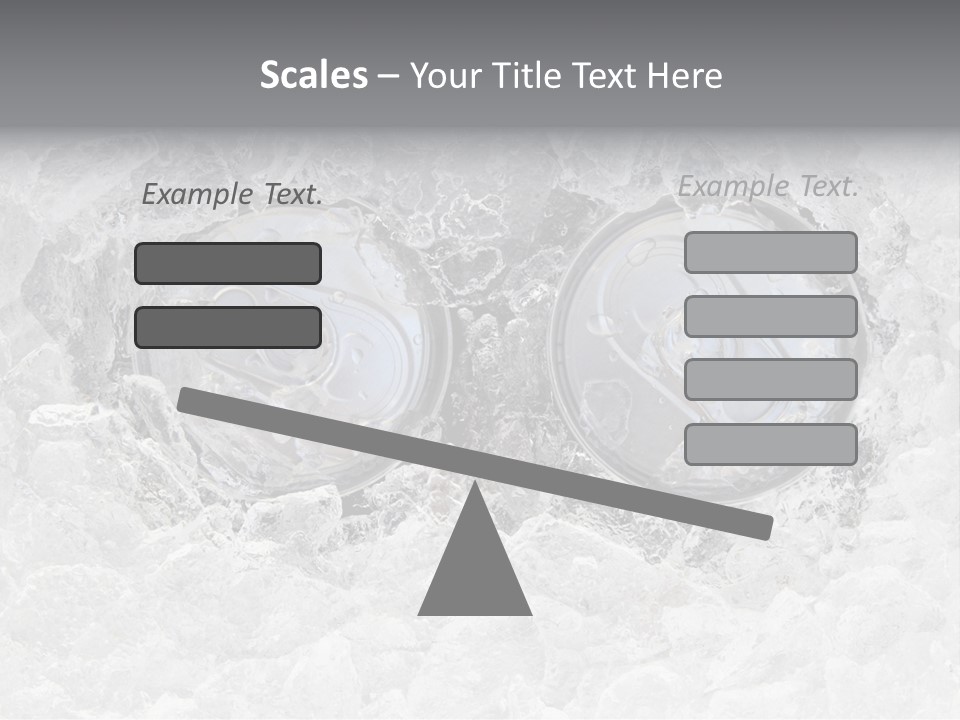Refresh Cold Fresness PowerPoint Template