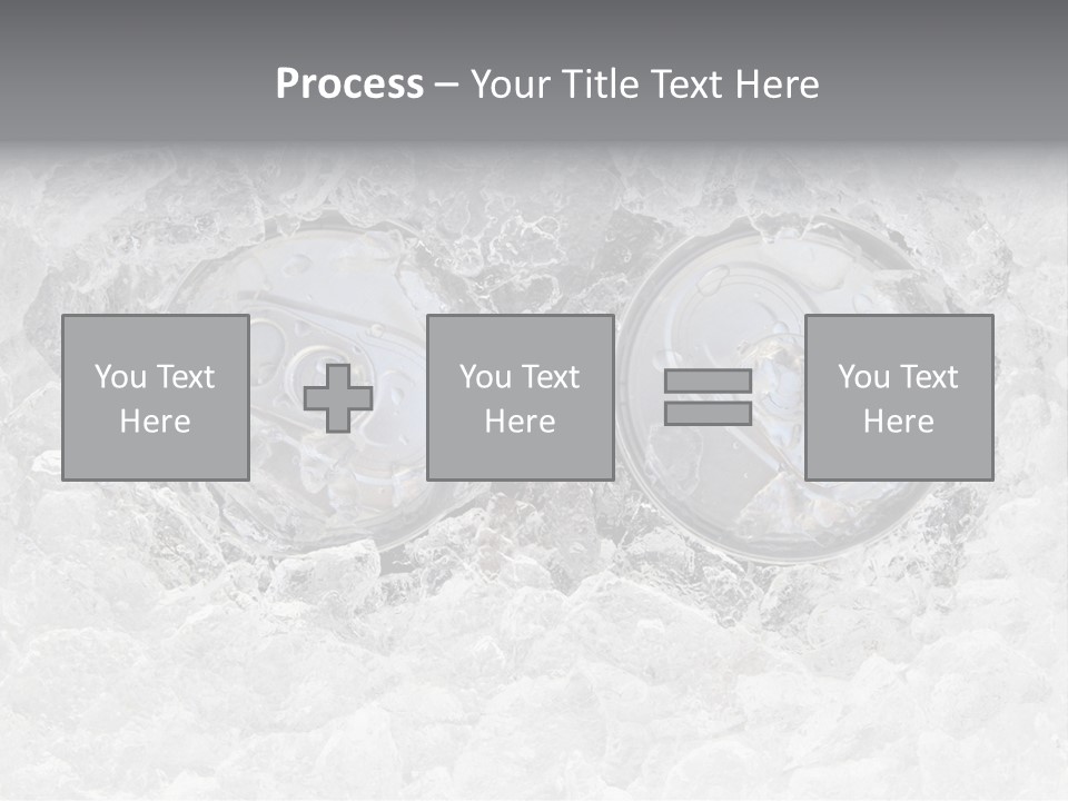 Refresh Cold Fresness PowerPoint Template