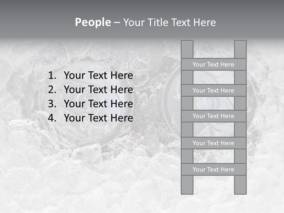 Refresh Cold Fresness PowerPoint Template