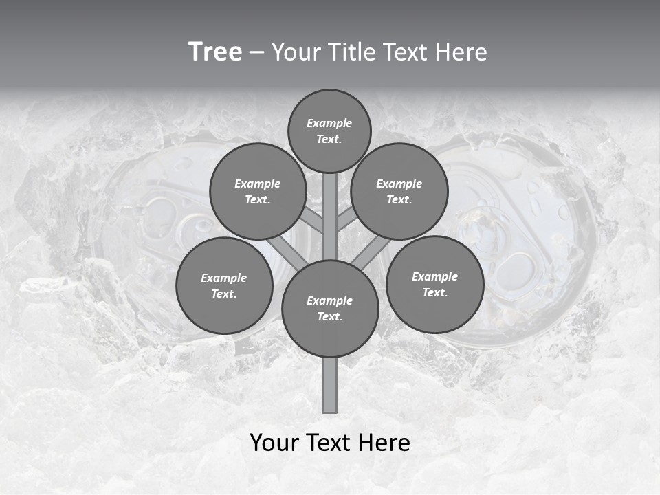 Refresh Cold Fresness PowerPoint Template