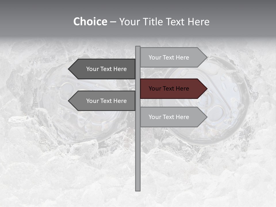 Refresh Cold Fresness PowerPoint Template