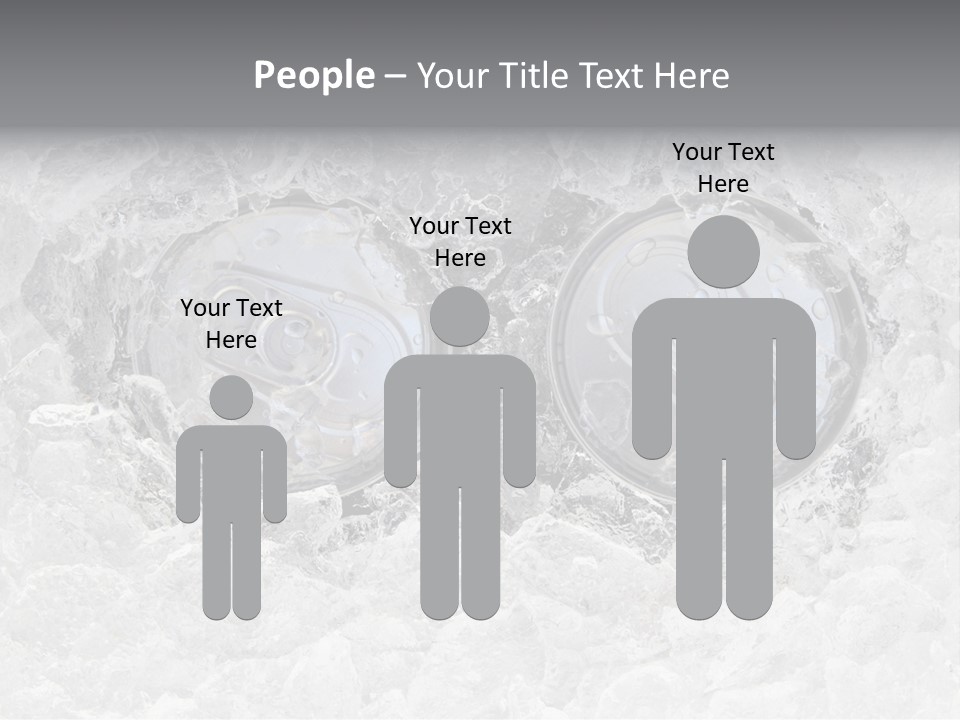 Refresh Cold Fresness PowerPoint Template