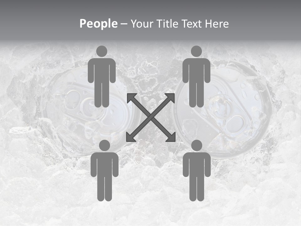 Refresh Cold Fresness PowerPoint Template