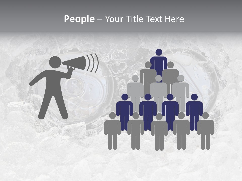 Refresh Cold Fresness PowerPoint Template