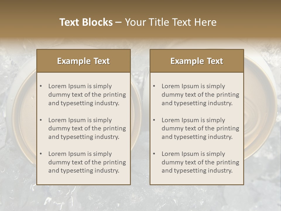 Food Cold Closeup PowerPoint Template