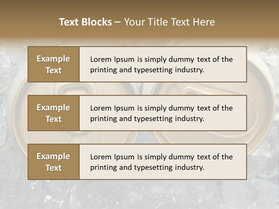 Food Cold Closeup PowerPoint Template