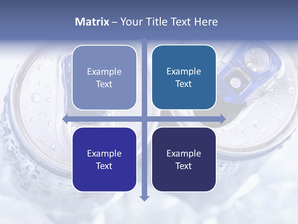 Liquid Cap Food PowerPoint Template