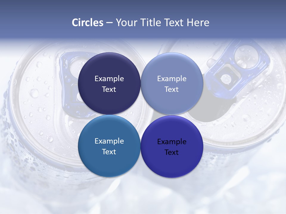 Liquid Cap Food PowerPoint Template