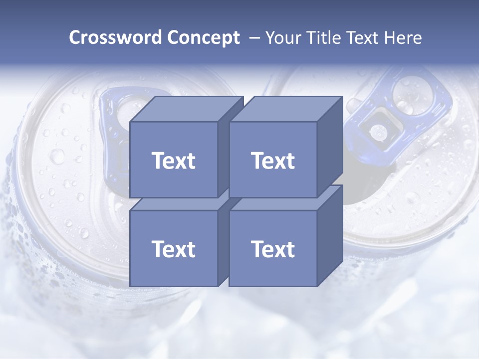 Liquid Cap Food PowerPoint Template