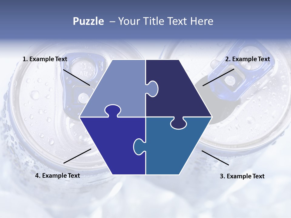 Liquid Cap Food PowerPoint Template