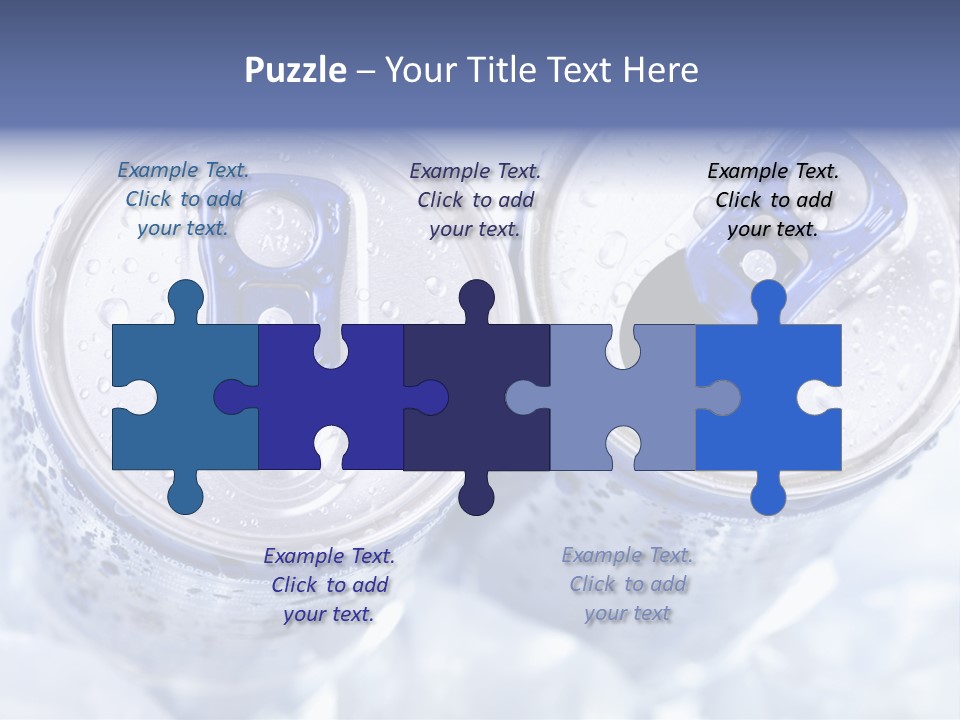 Liquid Cap Food PowerPoint Template