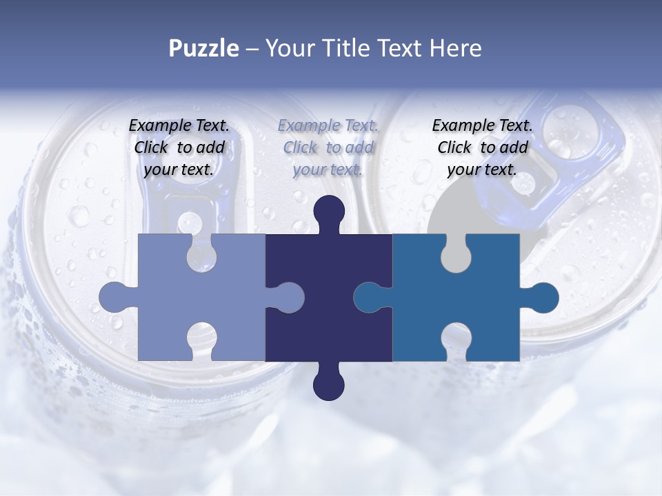 Liquid Cap Food PowerPoint Template