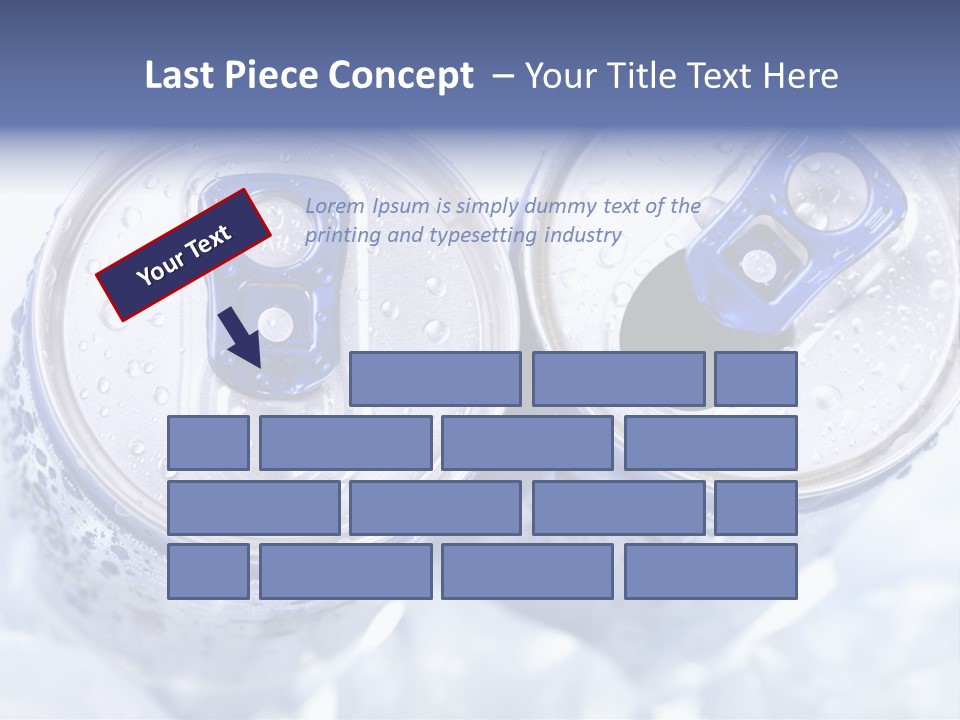 Liquid Cap Food PowerPoint Template