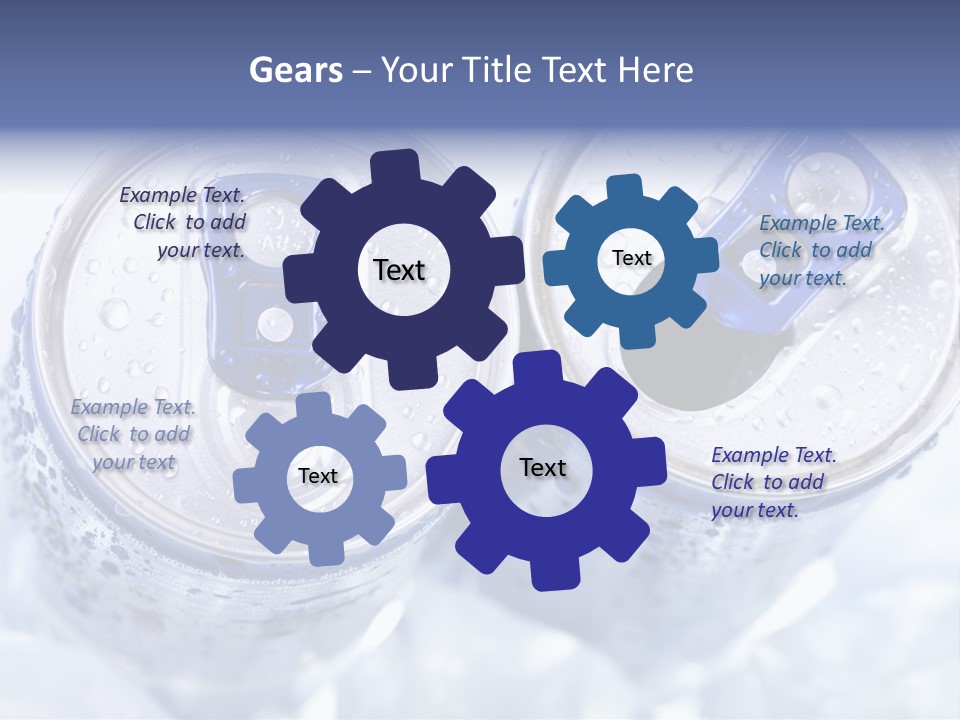 Liquid Cap Food PowerPoint Template