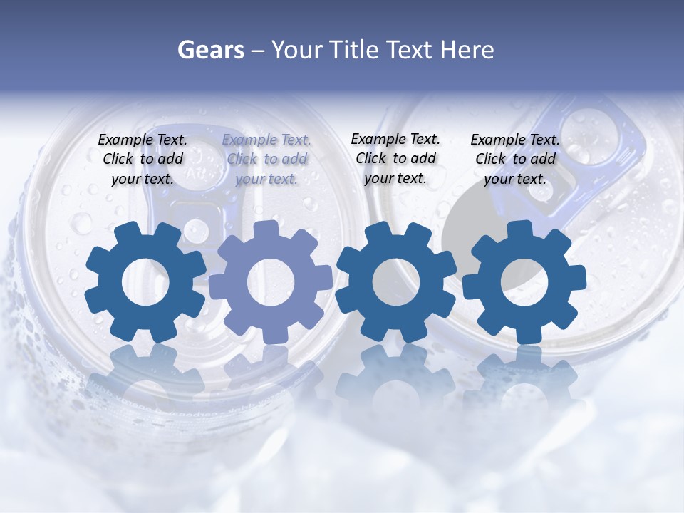 Liquid Cap Food PowerPoint Template