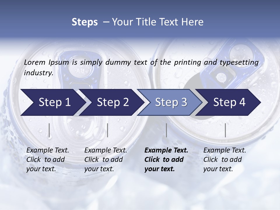 Liquid Cap Food PowerPoint Template