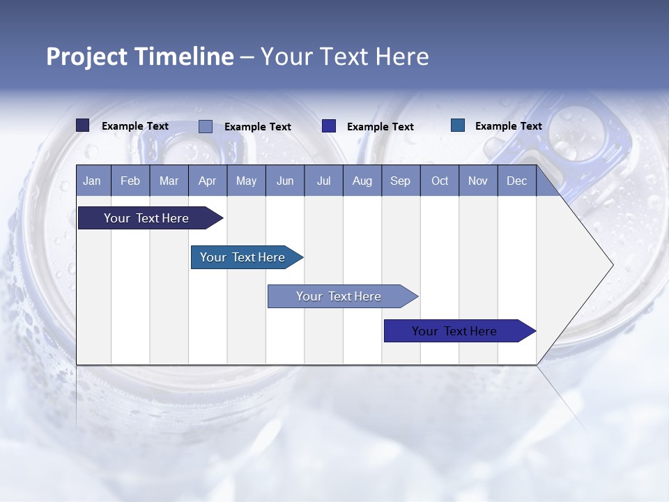 Liquid Cap Food PowerPoint Template