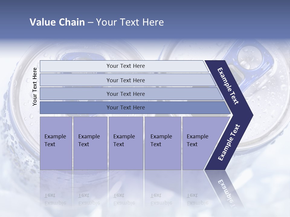 Liquid Cap Food PowerPoint Template