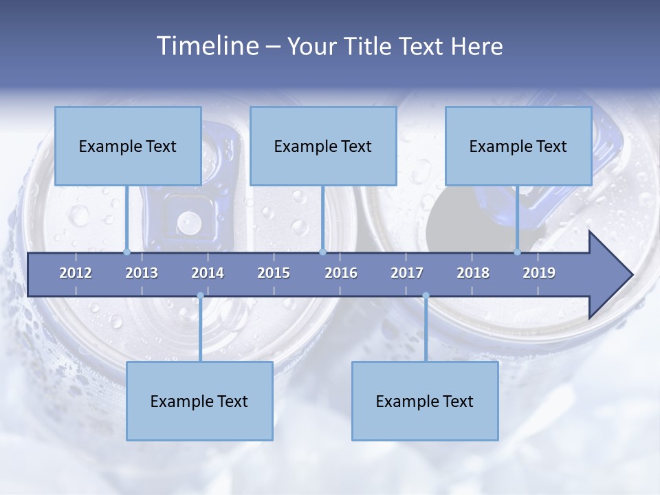 Liquid Cap Food PowerPoint Template