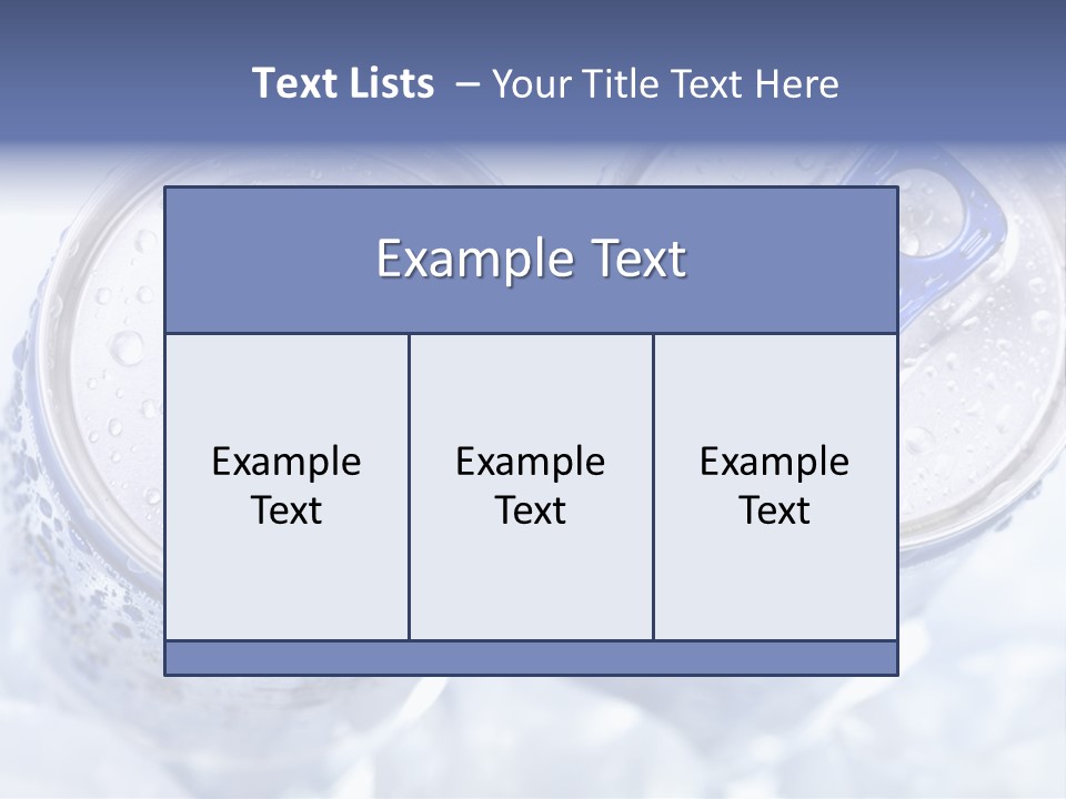 Liquid Cap Food PowerPoint Template