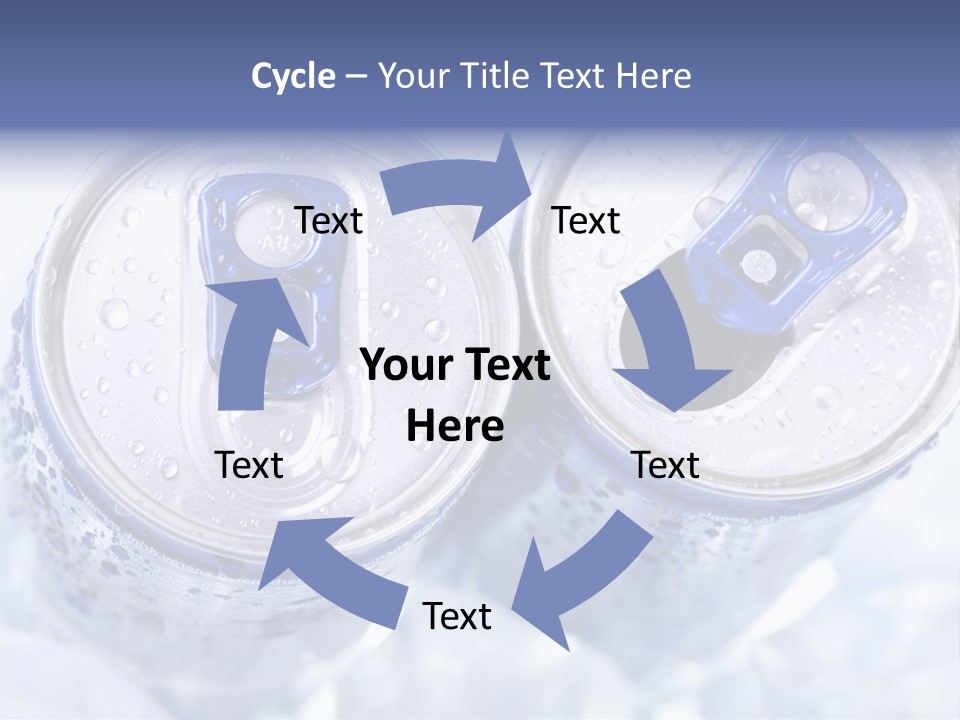 Liquid Cap Food PowerPoint Template