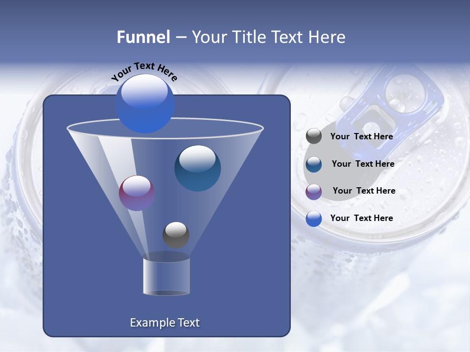 Liquid Cap Food PowerPoint Template
