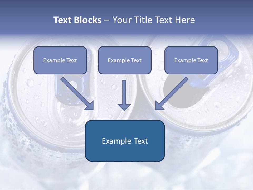 Liquid Cap Food PowerPoint Template