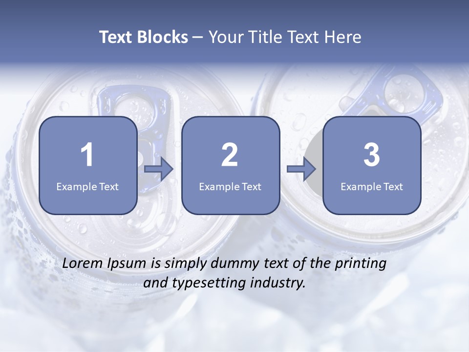Liquid Cap Food PowerPoint Template