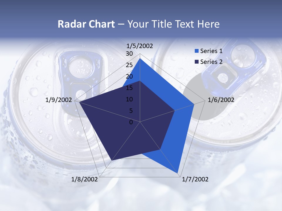 Liquid Cap Food PowerPoint Template
