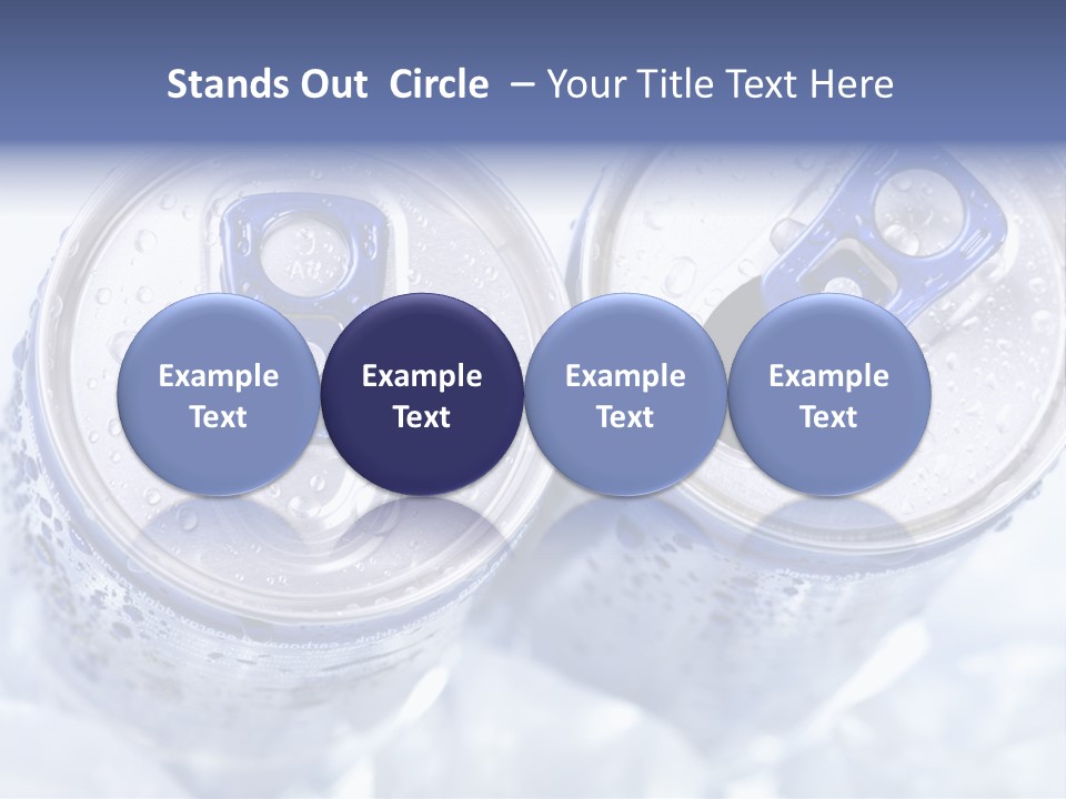 Liquid Cap Food PowerPoint Template