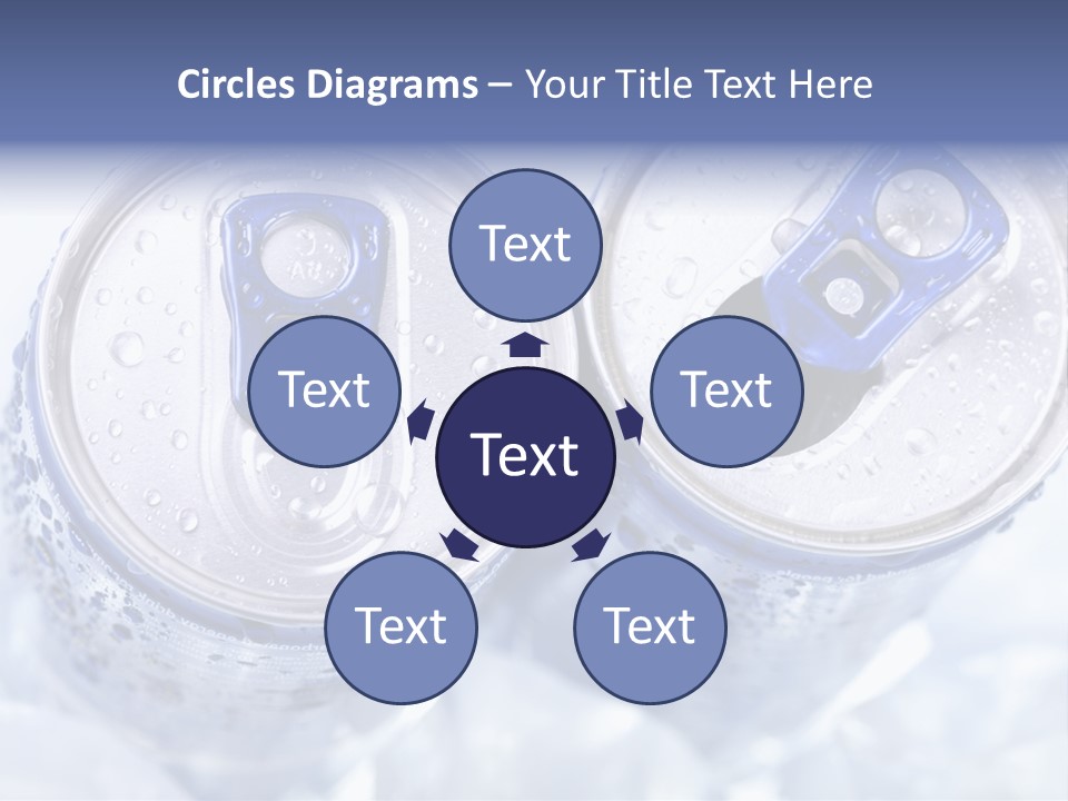 Liquid Cap Food PowerPoint Template