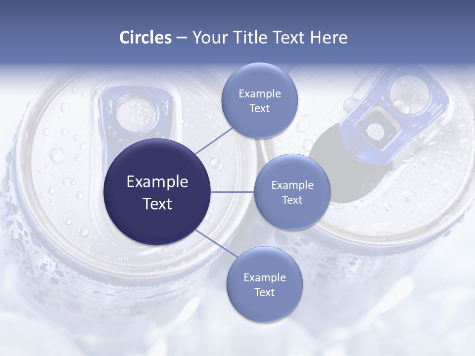 Liquid Cap Food PowerPoint Template